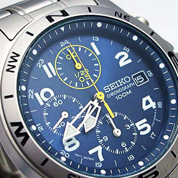 NEW SEIKO CHRONOGRAPH SPLIT SECOND SPEEDMASTER 330FT WATCH